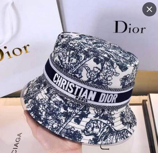 Midnight Toile Bucket Hat