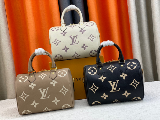 Oversized Monogram Barrel Satchel Bag