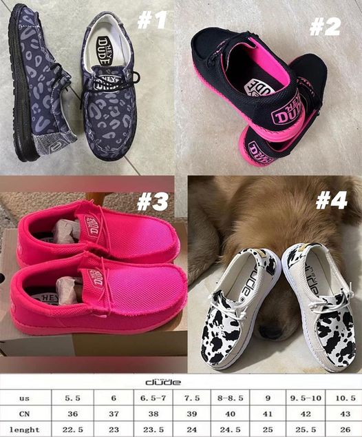 Lightweight Printed Slip-On Shoes