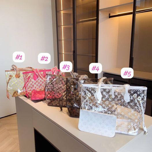 Transparent Monogram Tote & Crossbody Bags