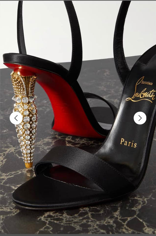 Crystal Crown Stiletto Heels