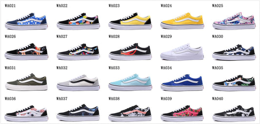 Classic Low-Top Sneakers & Slip-On Canvas Shoes