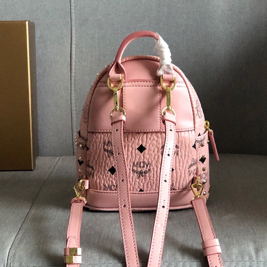 M Stark Visetos Backpack 17x21x9️ Pink or Black