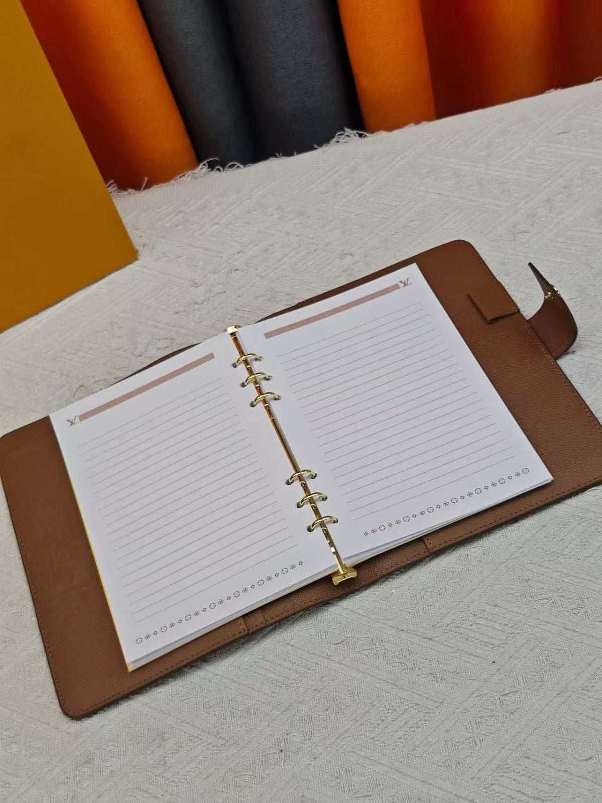 Luxury 6-Ring Refillable Agenda Planner