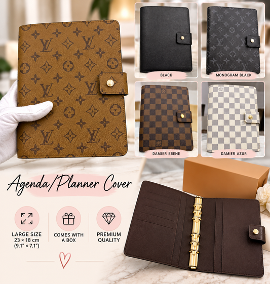 Luxury 6-Ring Refillable Agenda Planner