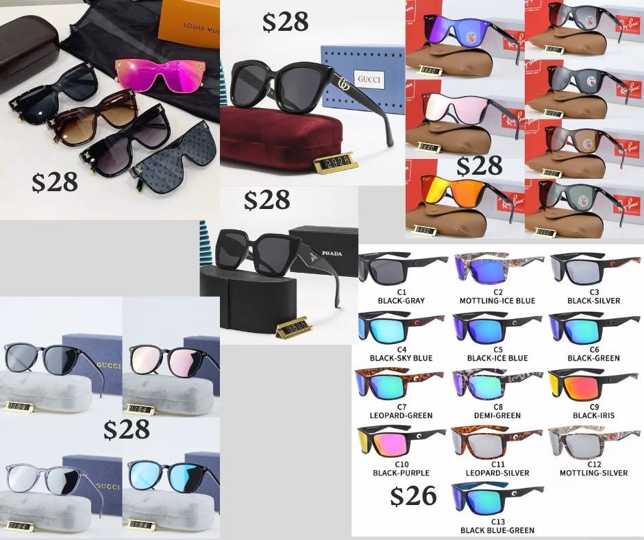 Many Designers Sunglasses