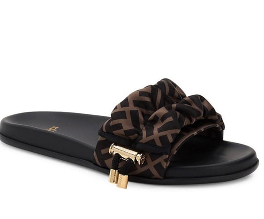 Monogram Slide Sandals