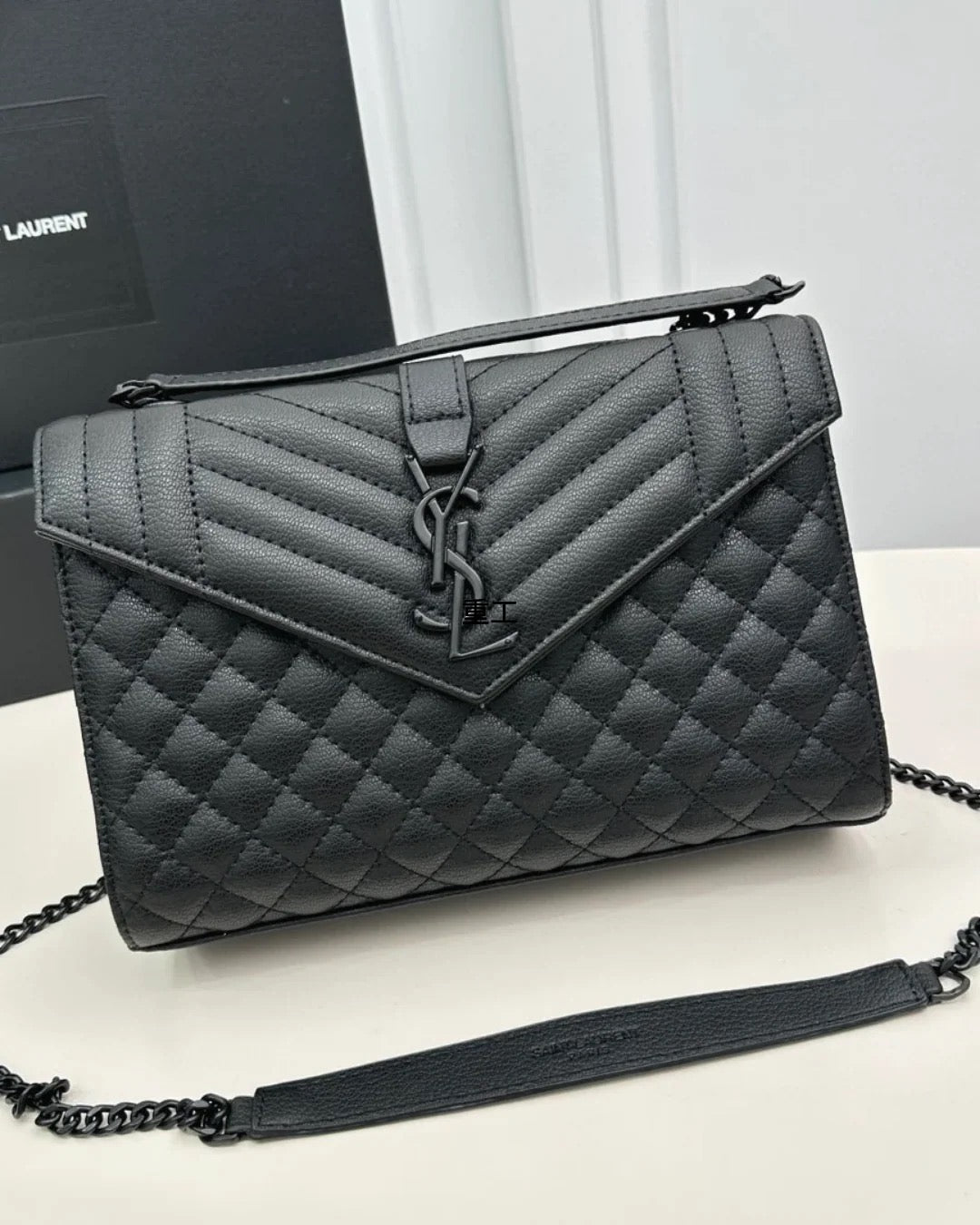 Small Quilted Envelope Chain Shoulder Bag