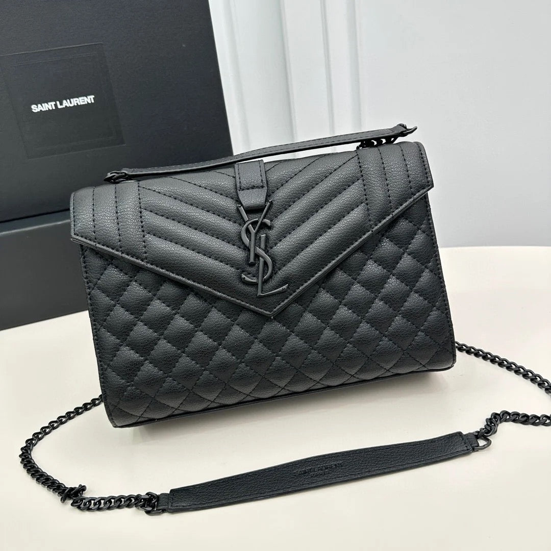 Small Quilted Envelope Chain Shoulder Bag