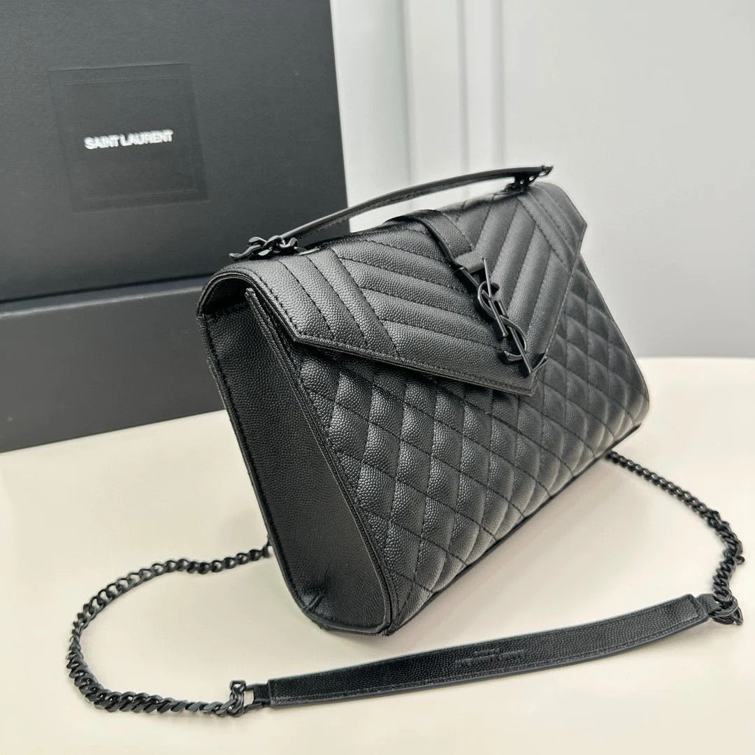 Small Quilted Envelope Chain Shoulder Bag