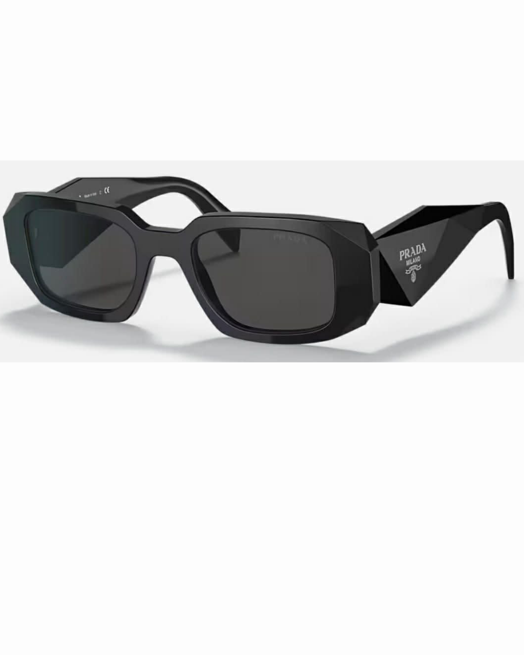 Black Oversized Geometric Square Sunglasses – Angular Statement Frames