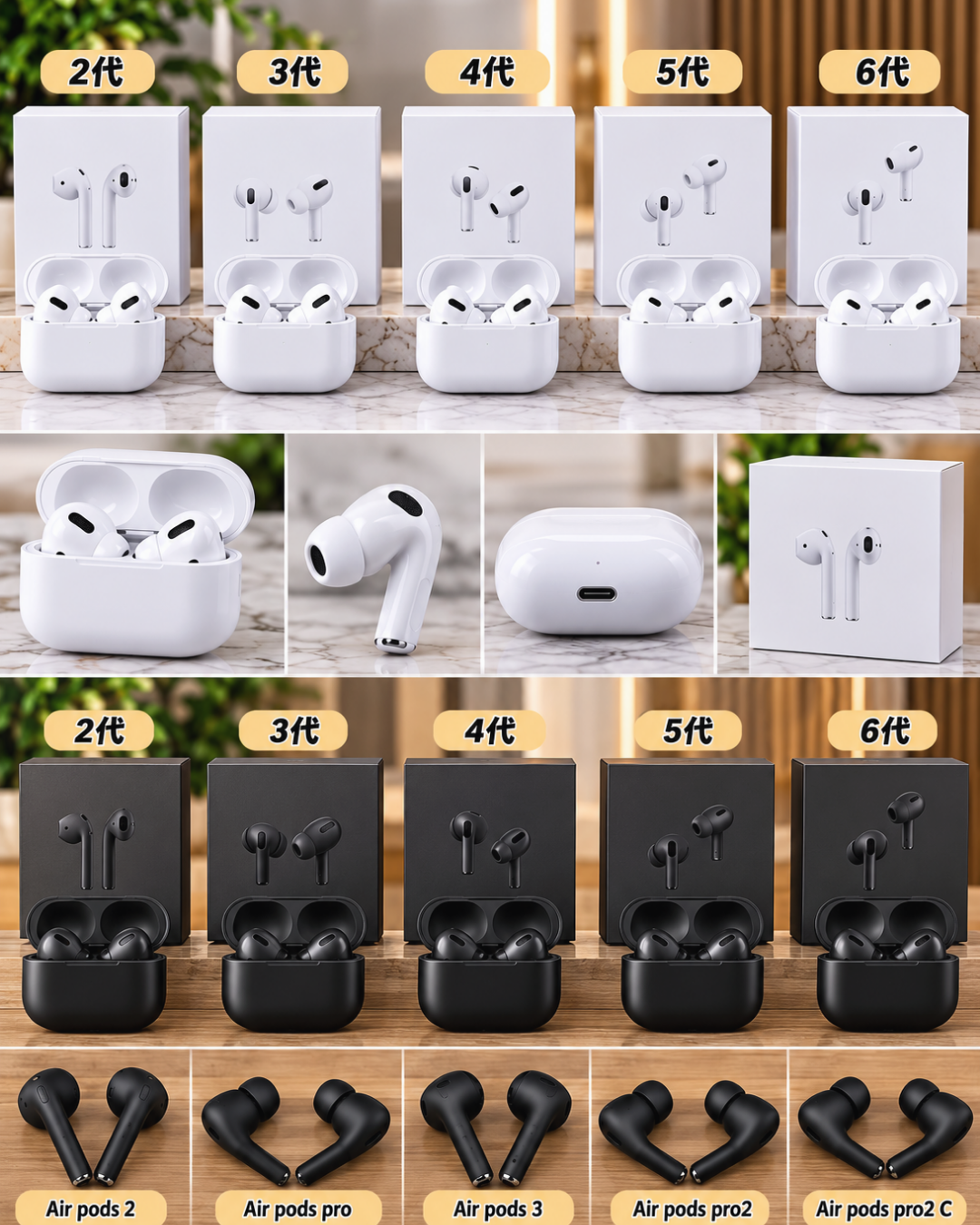 Wireless Bluetooth Earbuds with Charging Case | 5 Styles Available | In-Ear & Open-Fit Headphones