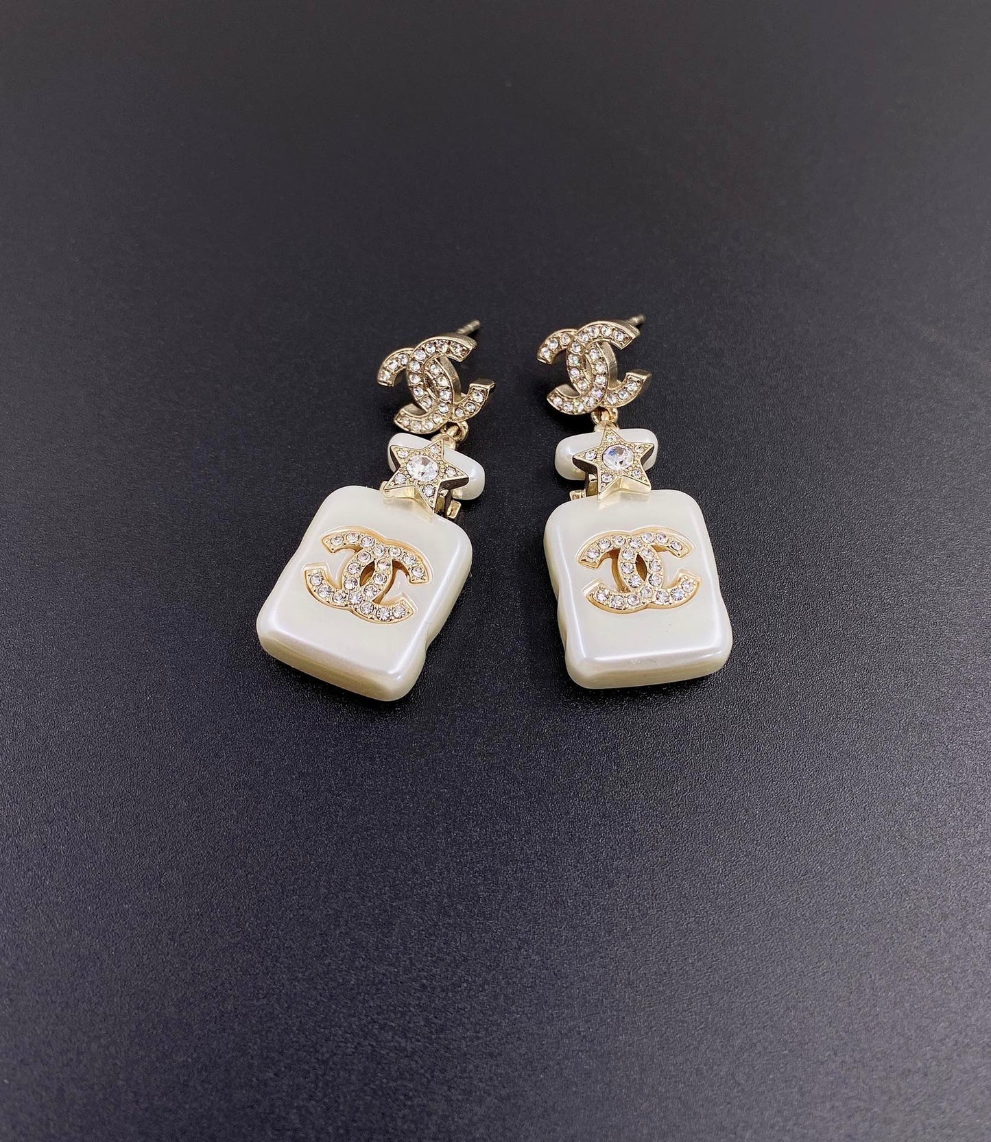 C Perfume bottle Earrings