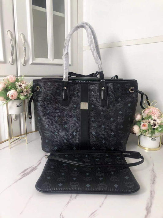 Midnight Monogram Tote & Wristlet Set