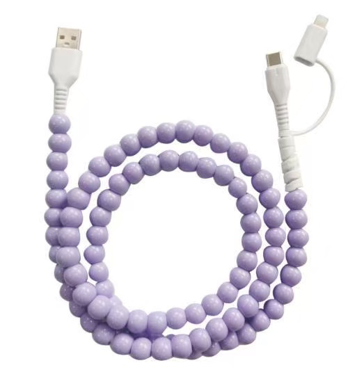 4-in-1 Beaded Charging Cable