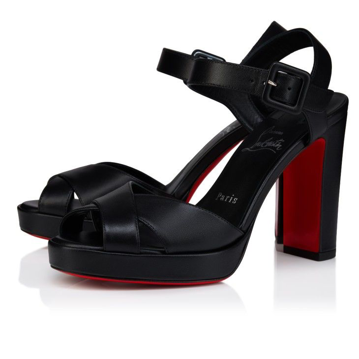 Women's Black Designer-Inspired Sandals, Heels & Slides | Red Sole Collection