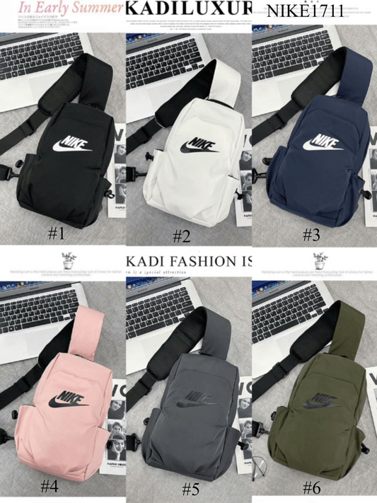 Crossbody Sling Bag | Unisex Adjustable Shoulder Chest Backpack | 6 Colors