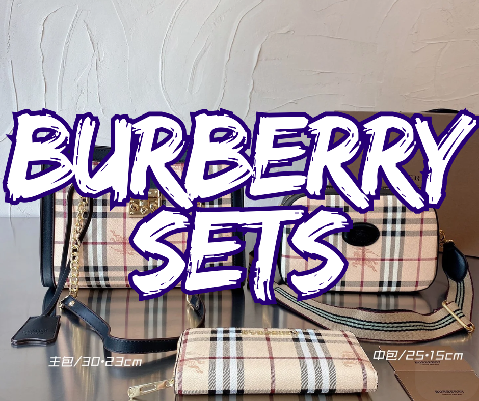 BURBERRY 3pcs Purse sets