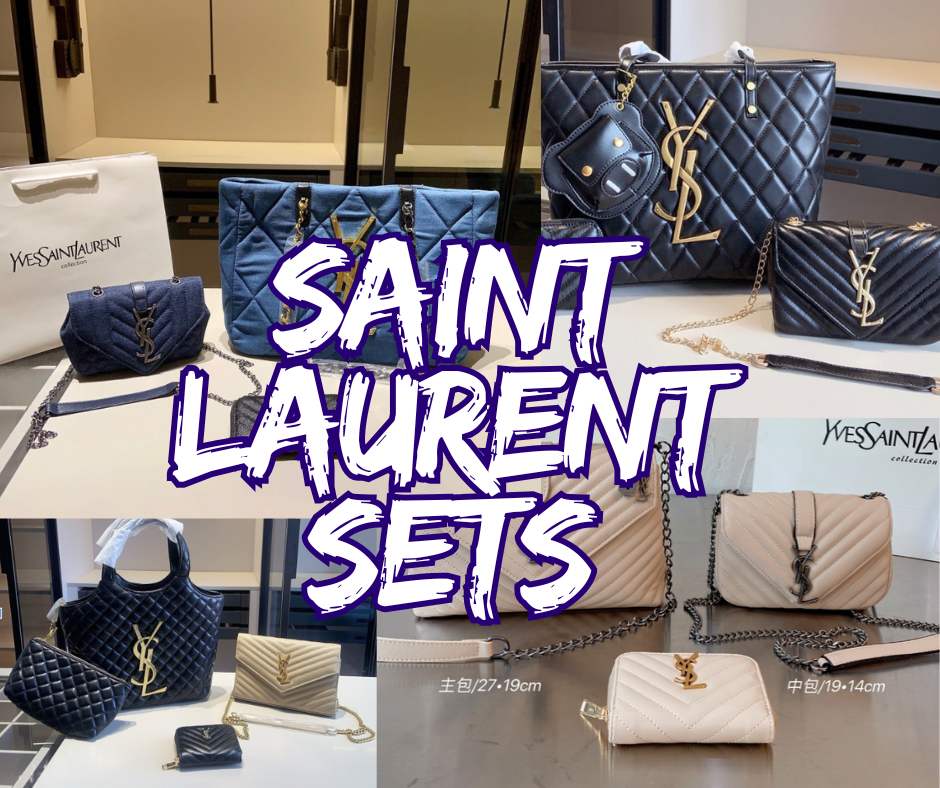 Saint Laurent, YSL 3pcs Purse set