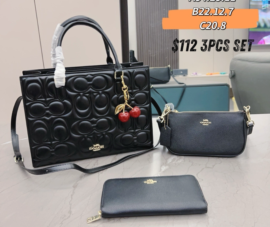 COACH 3pcs purse sets