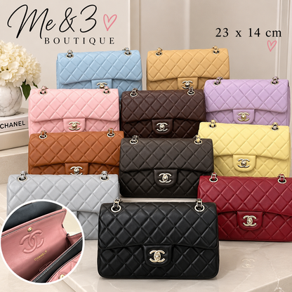 Quilted Classic Flap Chain Shoulder Bag – Multiple Colors