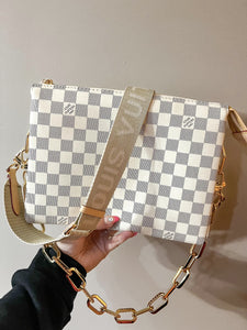 L crossbody purse 1:1 2 sizes