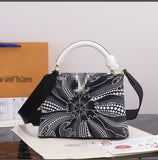 Lv Black and White Purse 1:1