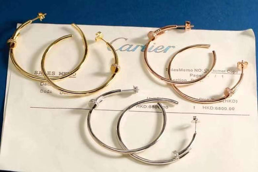 Classic Open Hoop Earrings – Gold, Silver & Rose Gold