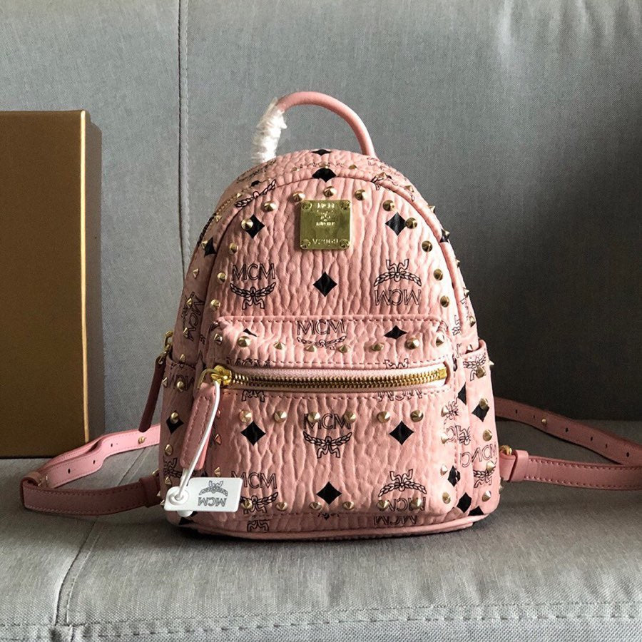 M Stark Visetos Backpack 17x21x9️  Pink or Black