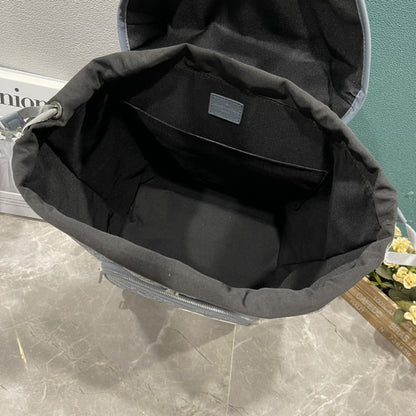 L Grey embossed Backpack or Duffle