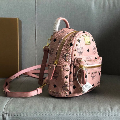 M Stark Visetos Backpack 17x21x9️  Pink or Black