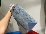 L Purse Monogram Washed Denim       43 x 34 x 17.5