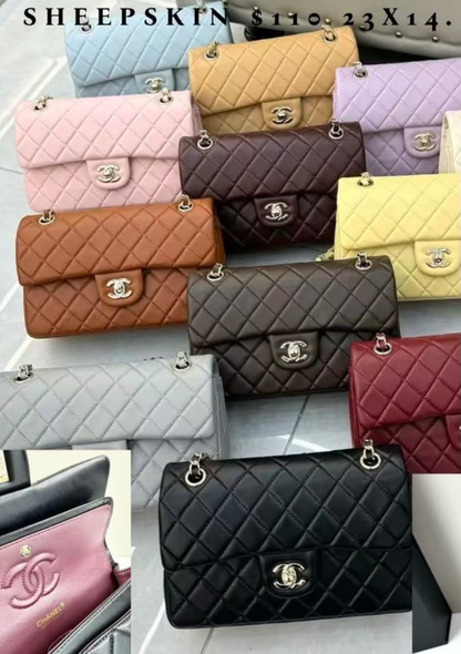 Quilted Classic Flap Chain Shoulder Bag – Multiple Colors