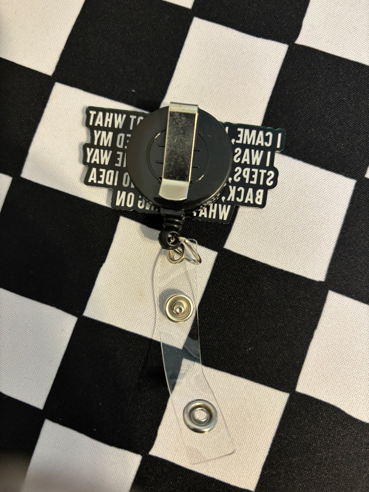 Funny & Sassy Retractable Badge Reels – 3 Styles | Only 1 of Each Available