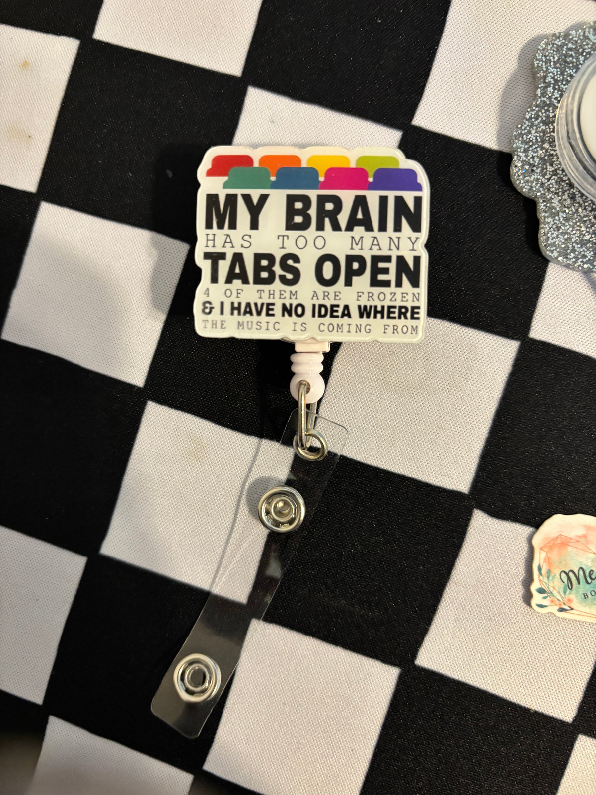 Funny & Sassy Retractable Badge Reels – 3 Styles | Only 1 of Each Available