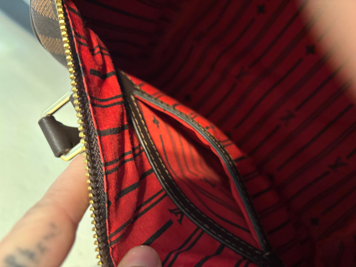 Classic Checkered Satchel Handbag – Pre-Loved | Only 1 Available