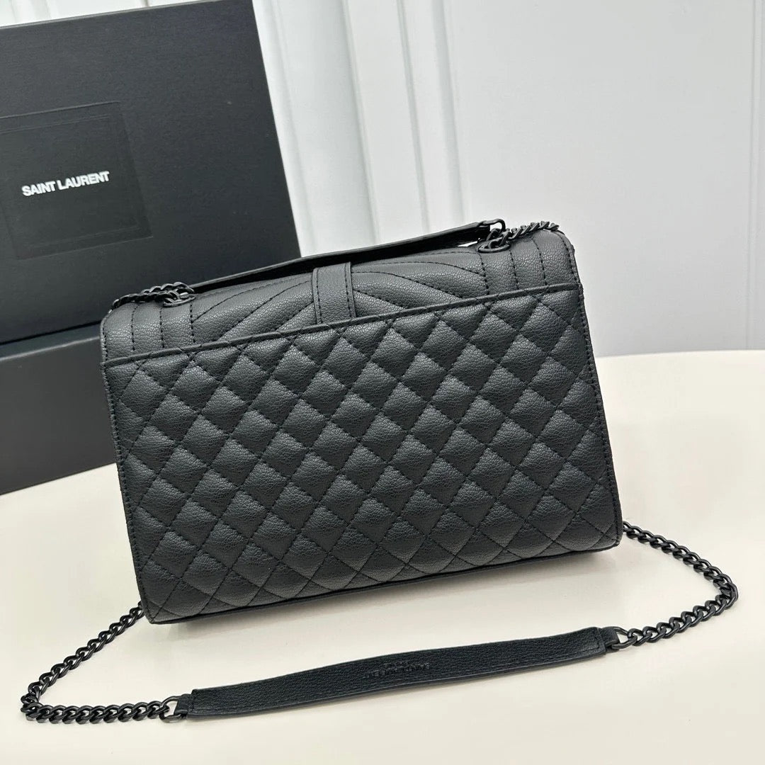 Small Quilted Envelope Chain Shoulder Bag