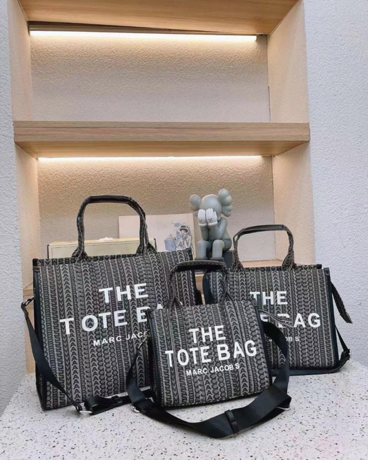 Signature Pattern Tote Bag – Multiple Sizes