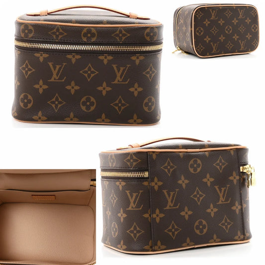 Monogram Vanity Makeup Case/cosmetic bag – 3 Sizes