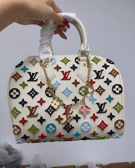 Multicolor Monogram Speedy-Style Handbag