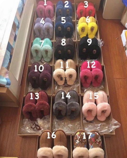 Cozy Plush Fur-Lined Slippers