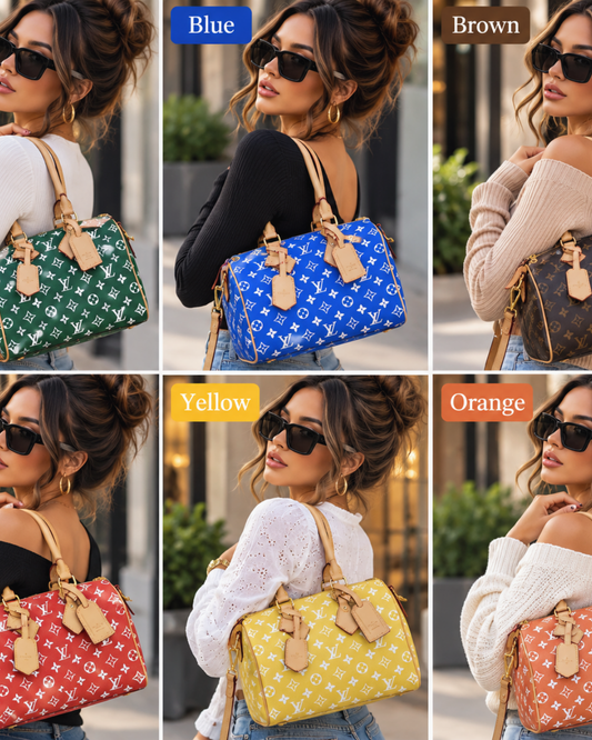 Colorful Monogram Speedy Satchel Bag – 6 Colors Available