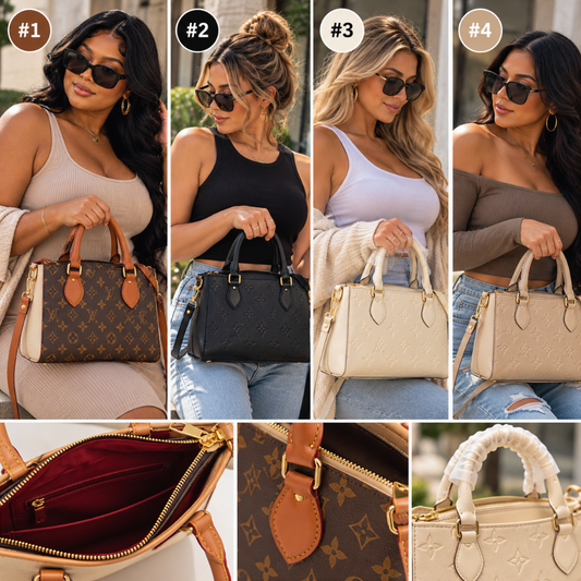 Classic Monogram & Embossed Satchel Handbags