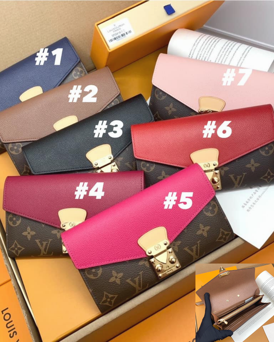Classic Monogram S-Lock Flap Wallet