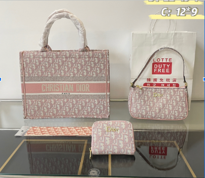 Christian Dior 3pcs Purse sets
