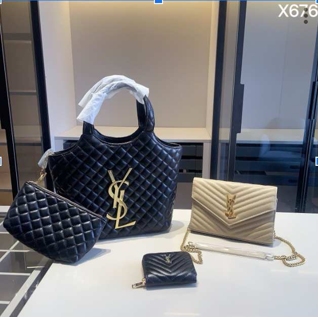 Saint Laurent, YSL 3pcs Purse set