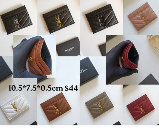 Quilted Mini Card Holder – Multiple Colors