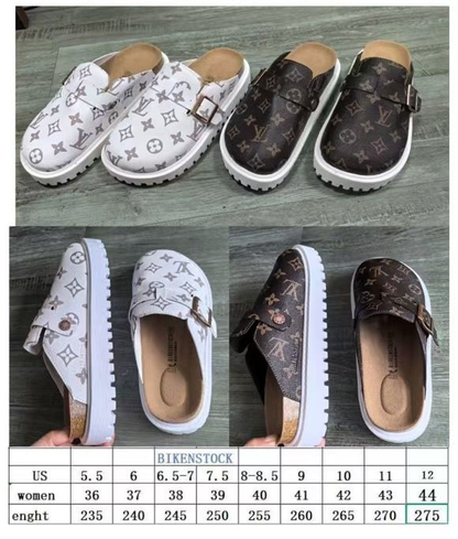 Classic Buckle Clog Mules – Solid Colors & Animal Prints