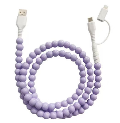 4-in-1 Beaded Charging Cable