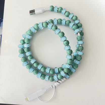 4-in-1 Beaded Charging Cable